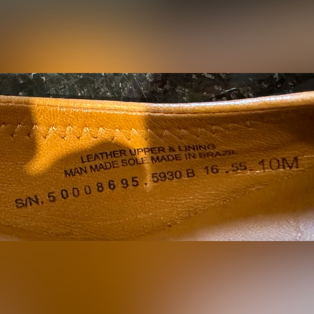 Tory Burch tan leather wedge heels. Womens size 10M. Great condition. - Picture 7 of 8